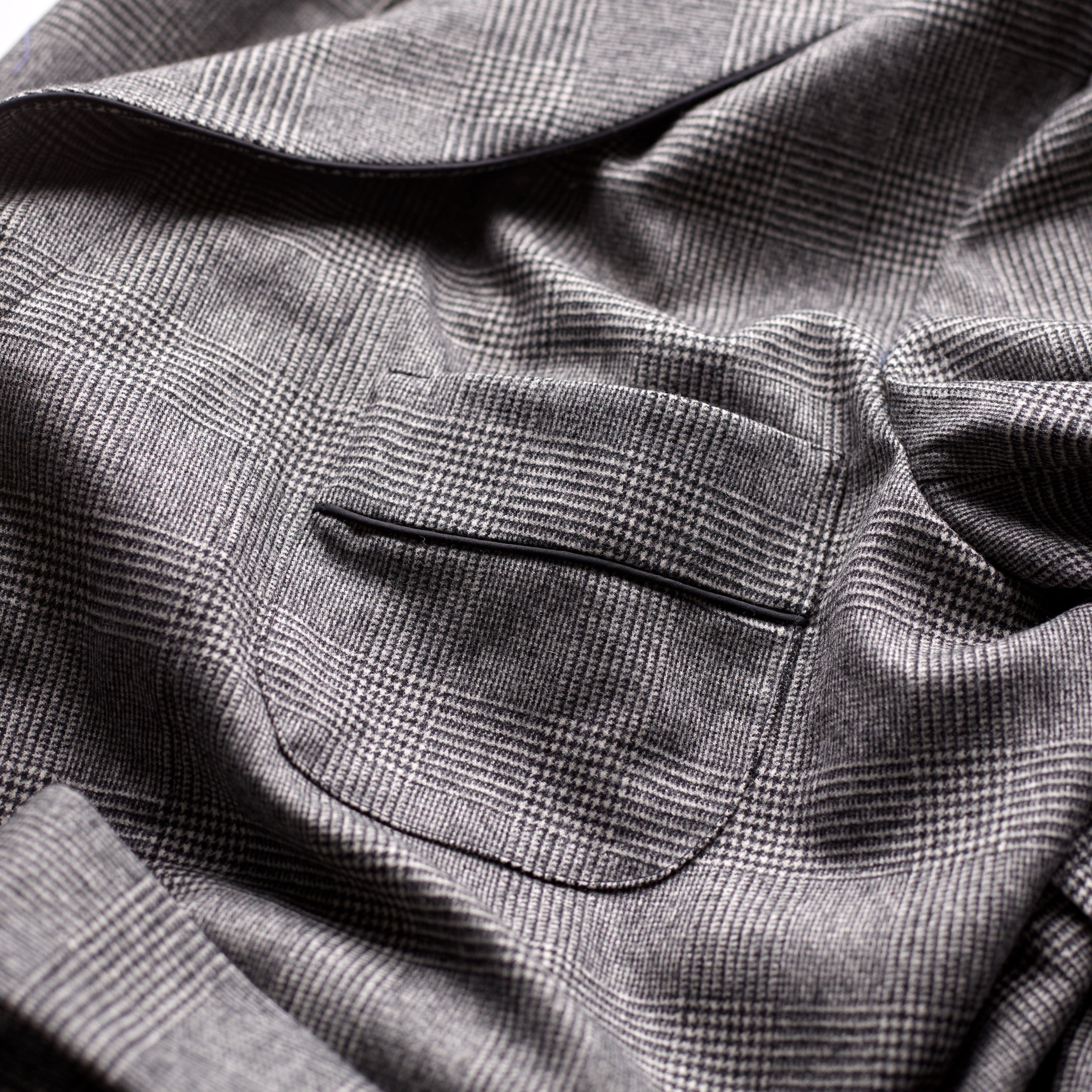 Black and white Prince of wales lounge gown