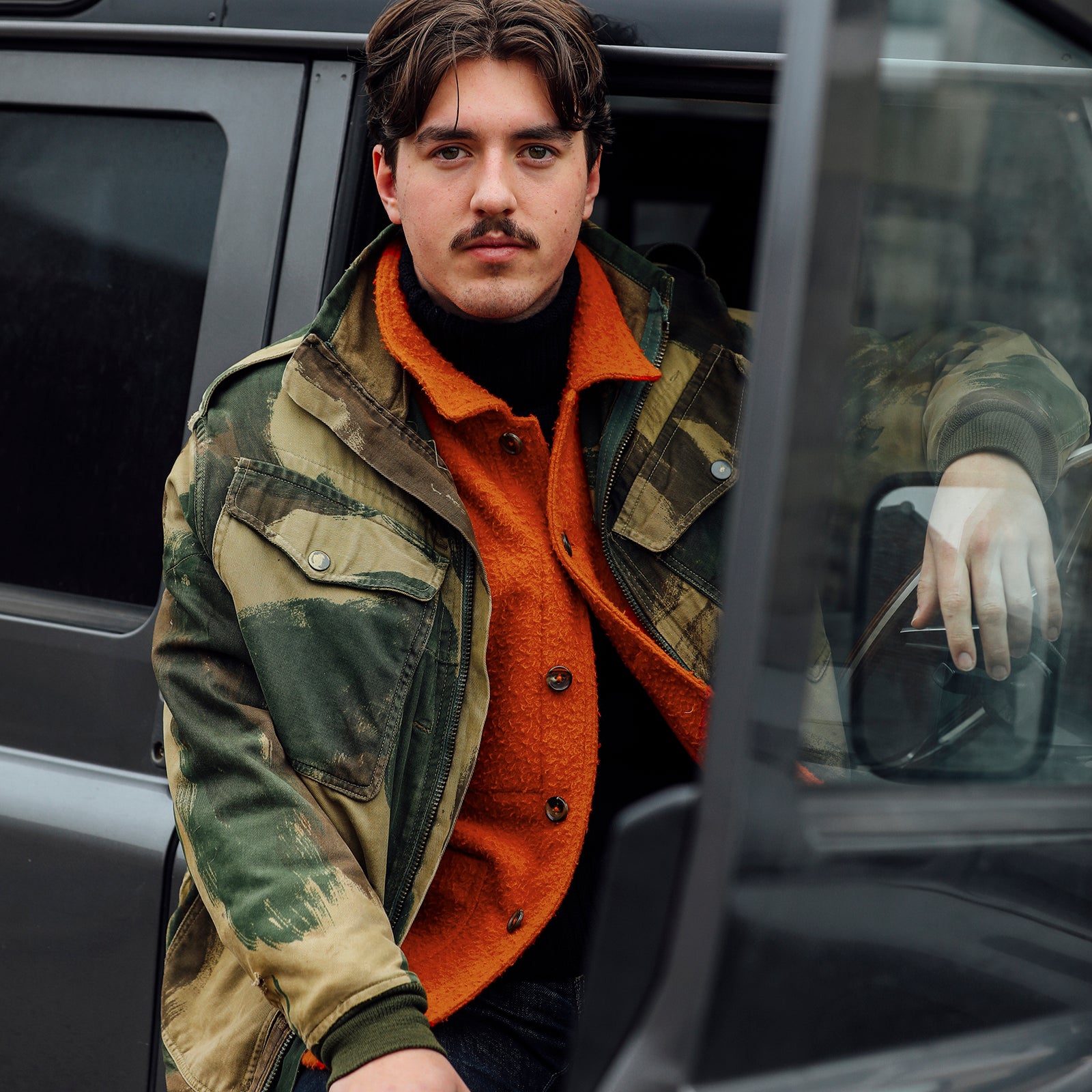 Casentino_orange_utility_jacket