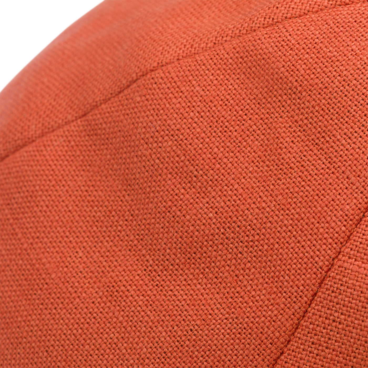 Fox Linen Plainweave Orange 30's 8 Panel Cap