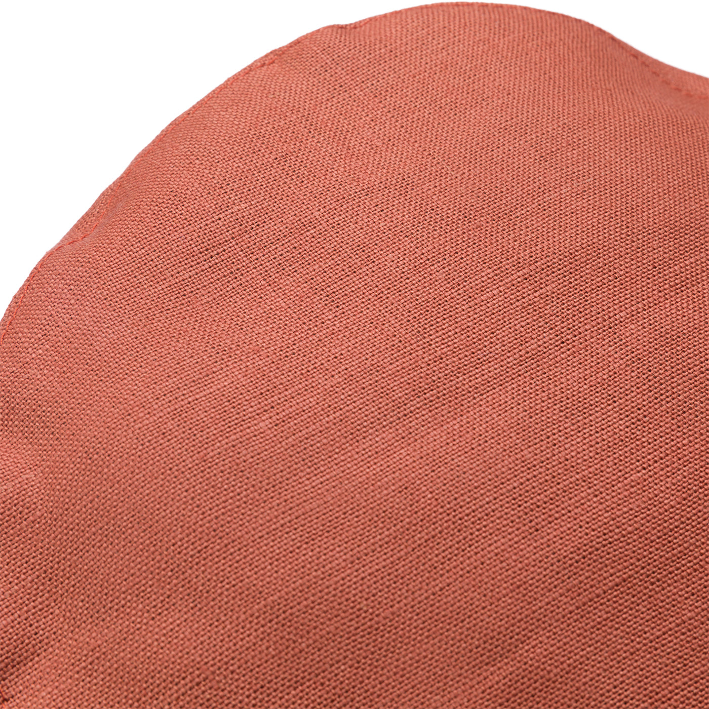 Fox Linen Plainweave Burnt Orange Snap Brim Flat Cap