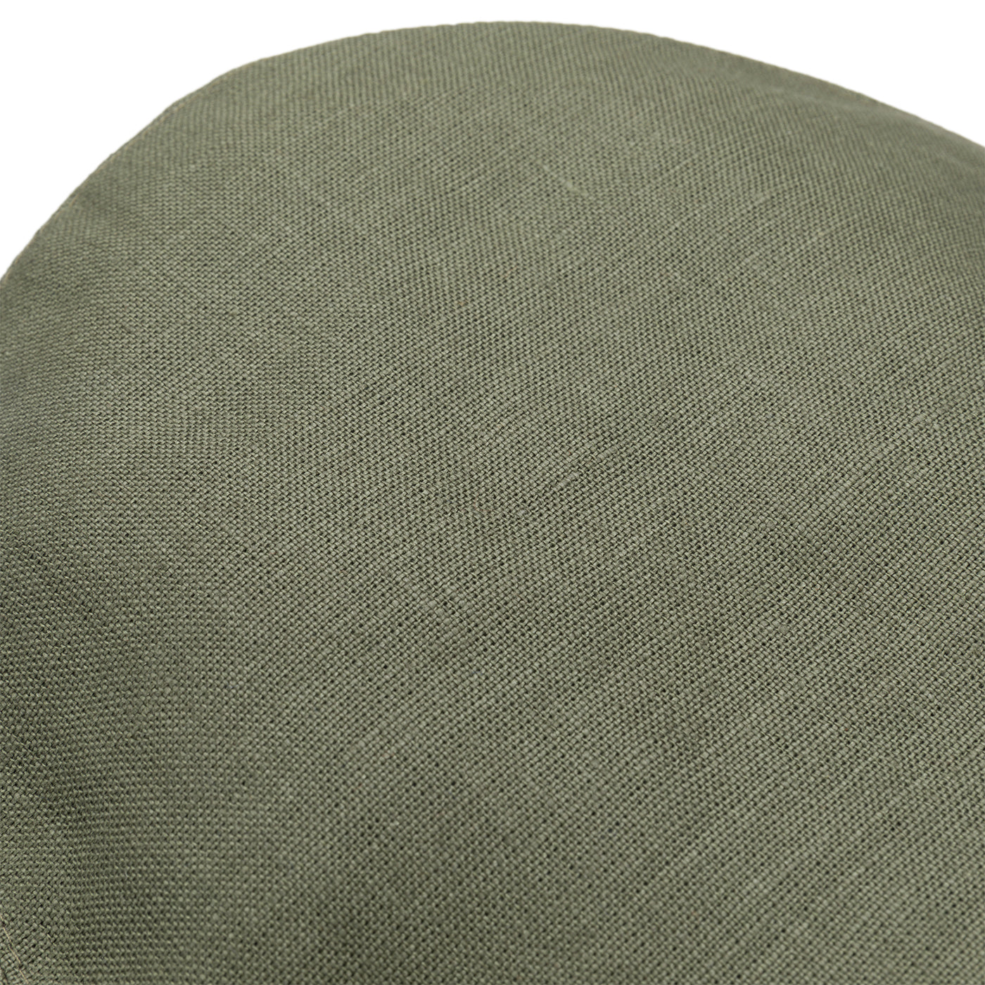 Fox Linen Plainweave Khaki Snap Brim Flat Cap