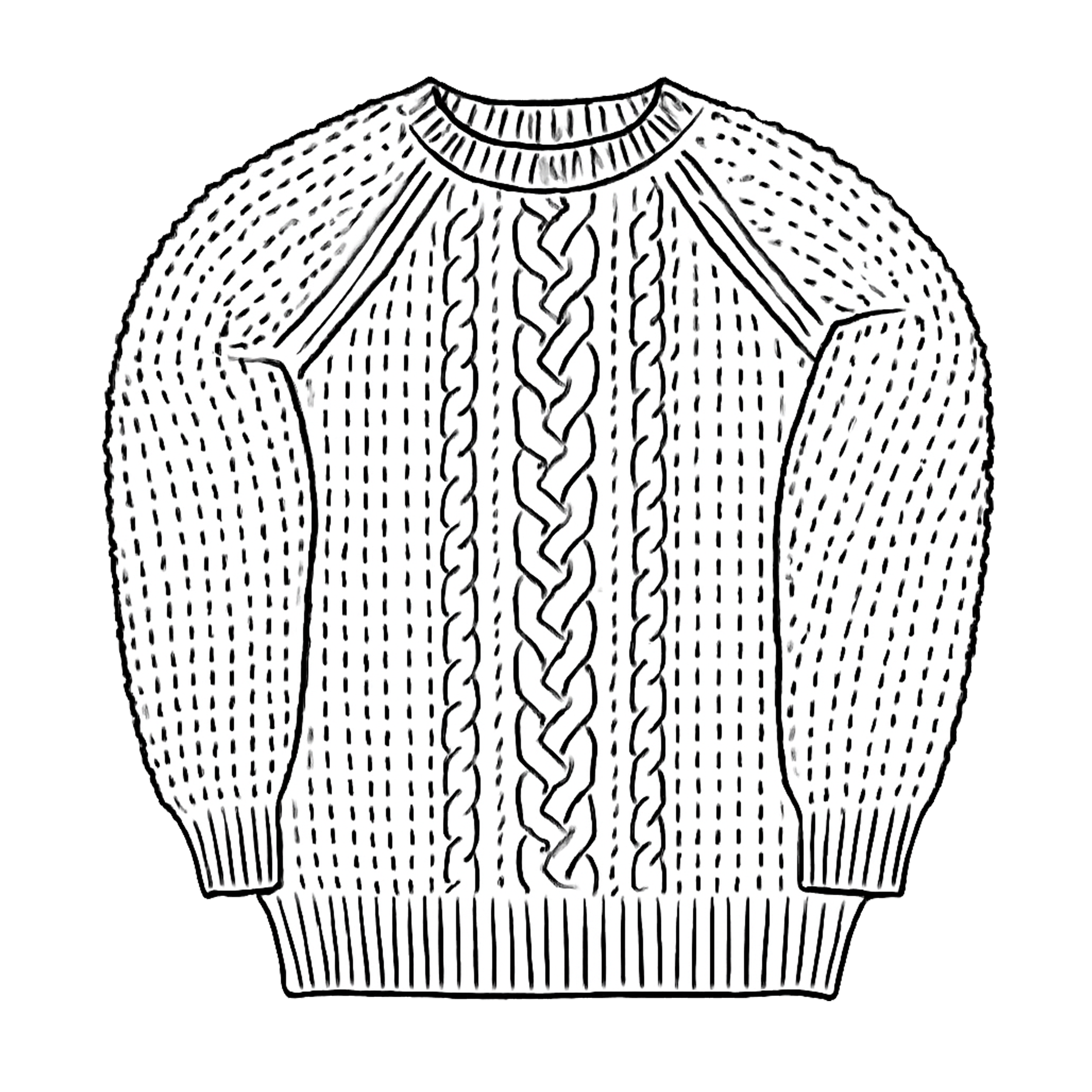 FOX x CORGI Brown Donegal Wool Prince of Wales Pullover