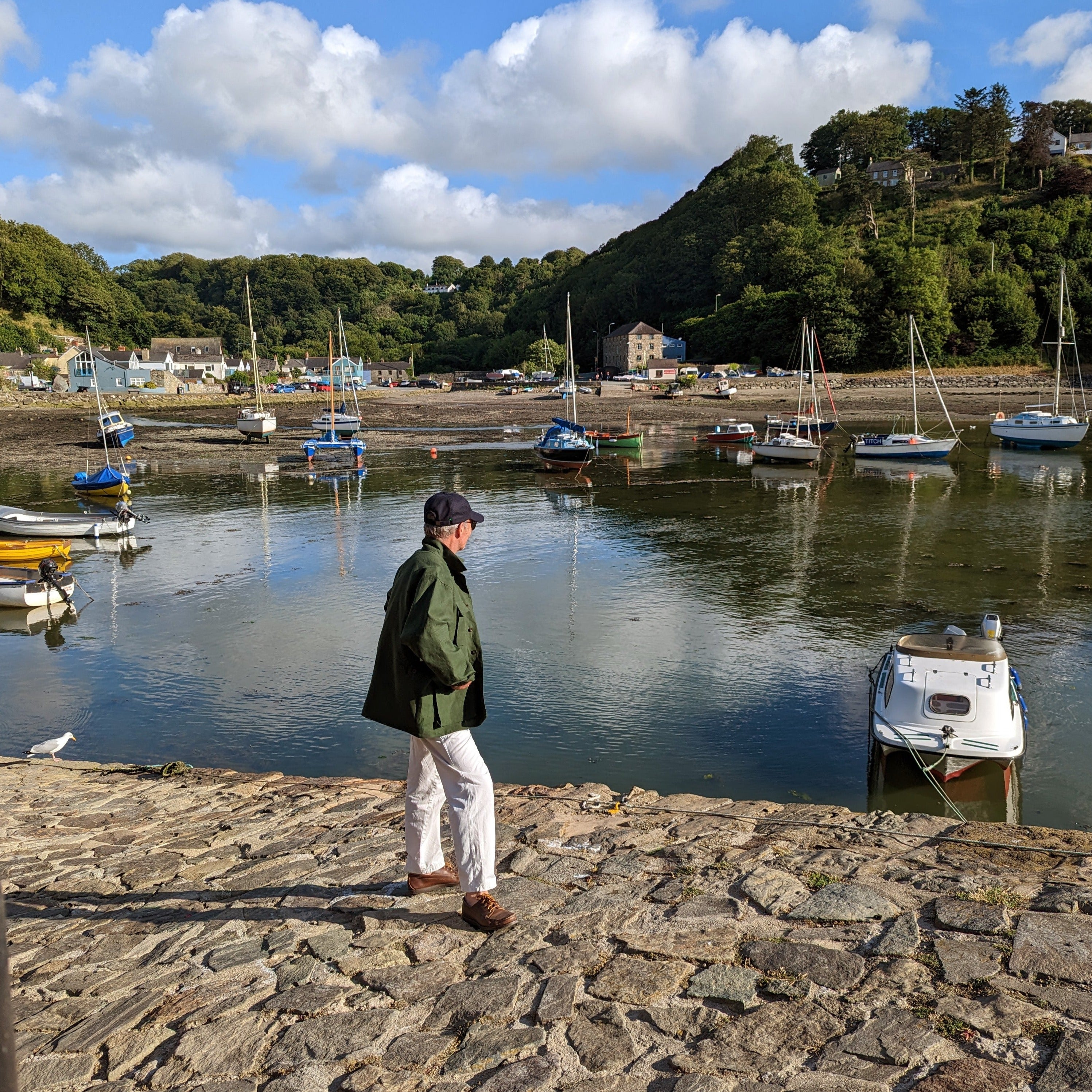 FK001-Fox Linen Bronze Green Jacket