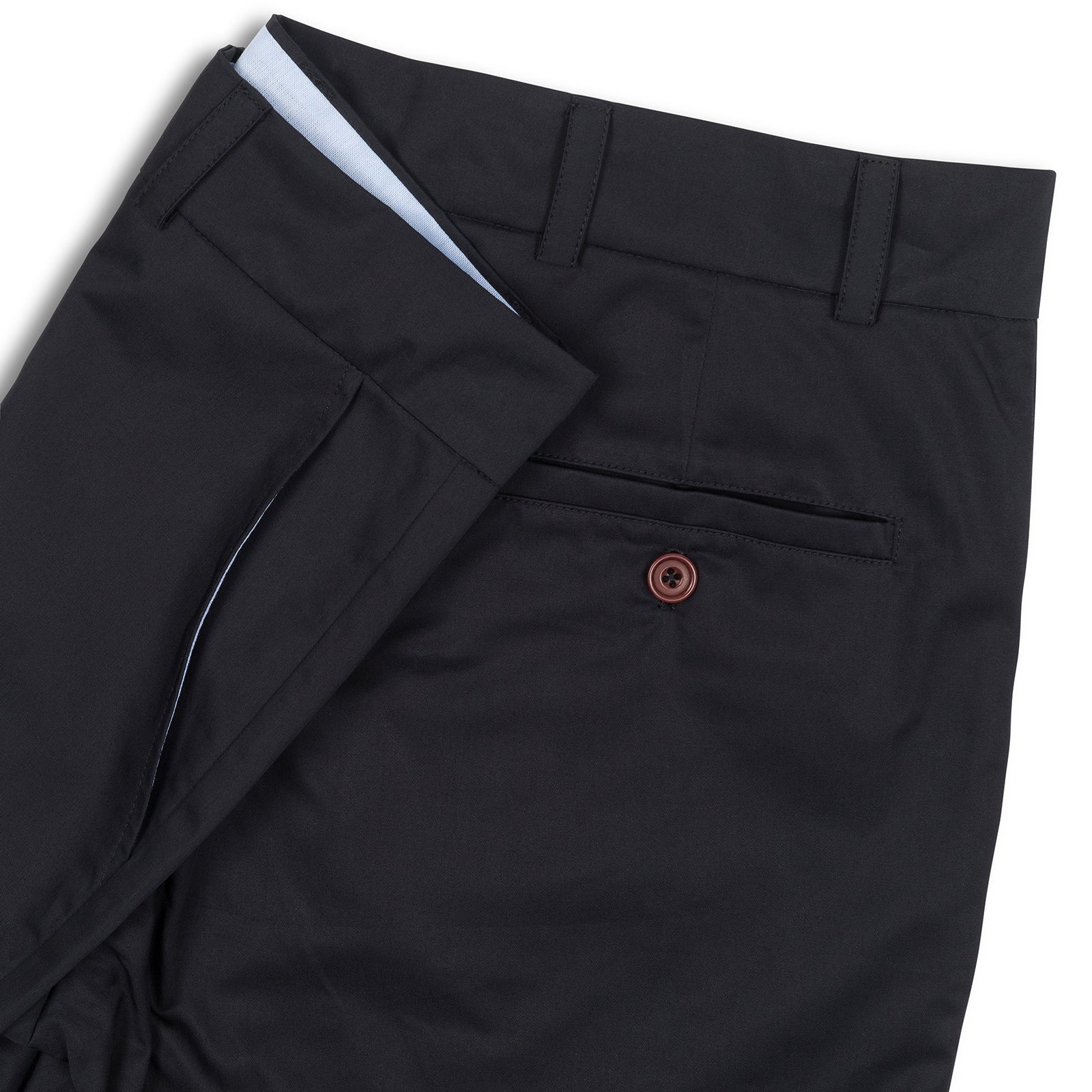 The Merchant Fox Cotton Shorts in Black
