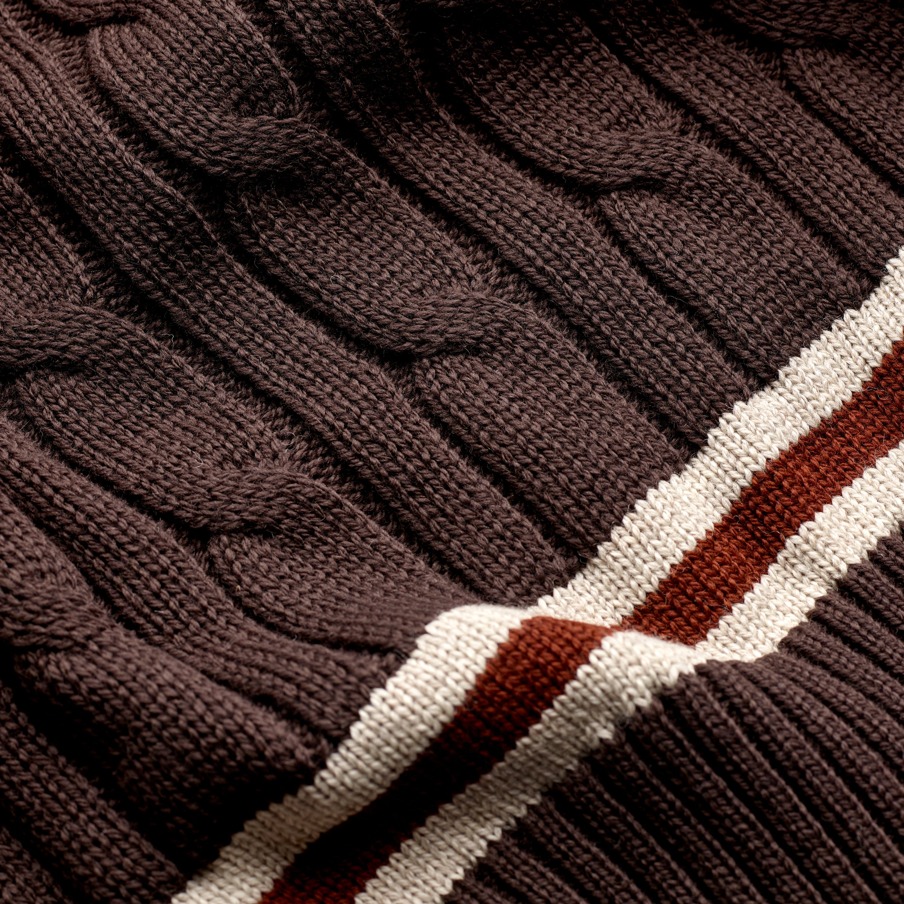 FOX x DR Cricket Club Sweater in Charcoal & Iron