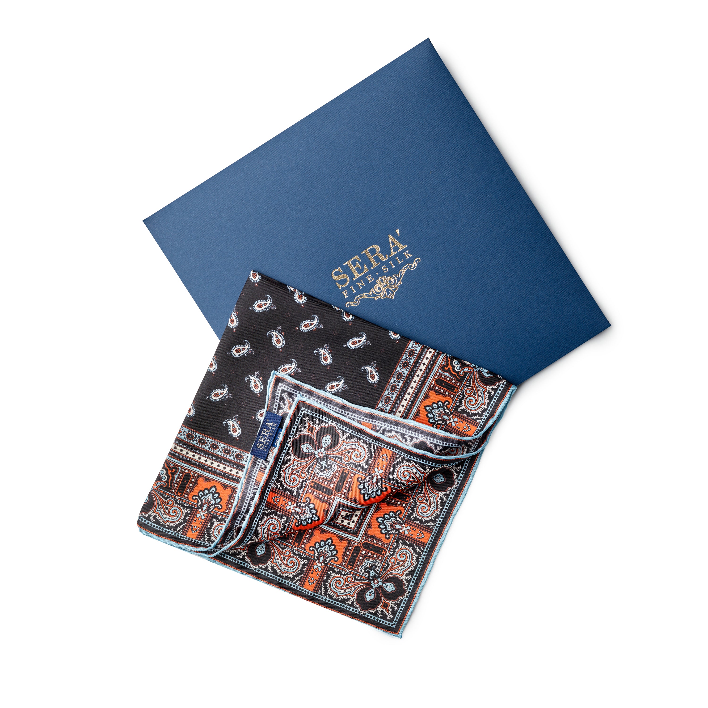 Fox x Sera Fine Silk Pocket Square