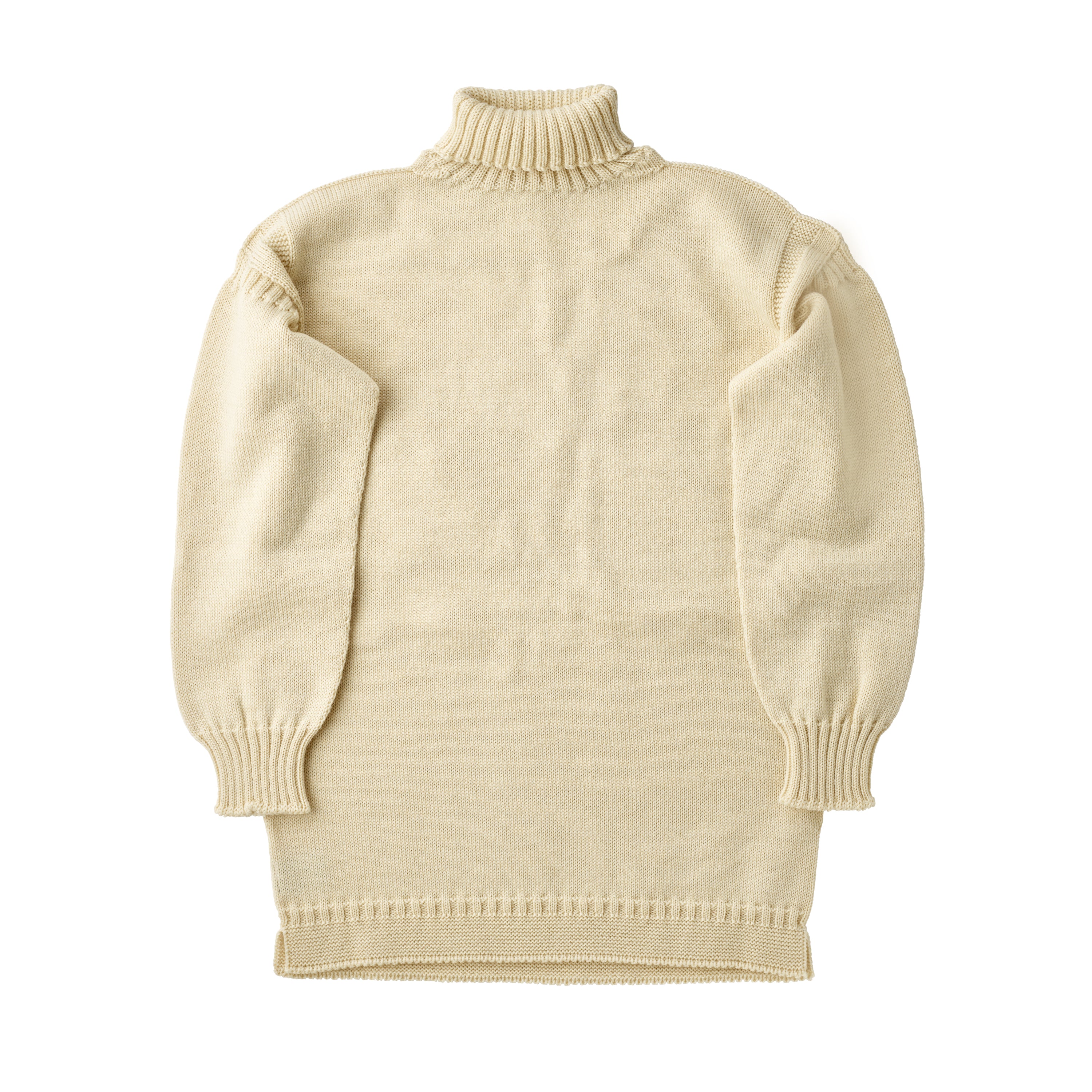 Guernsey Woollens x Fox Roll Neck in Submariner White
