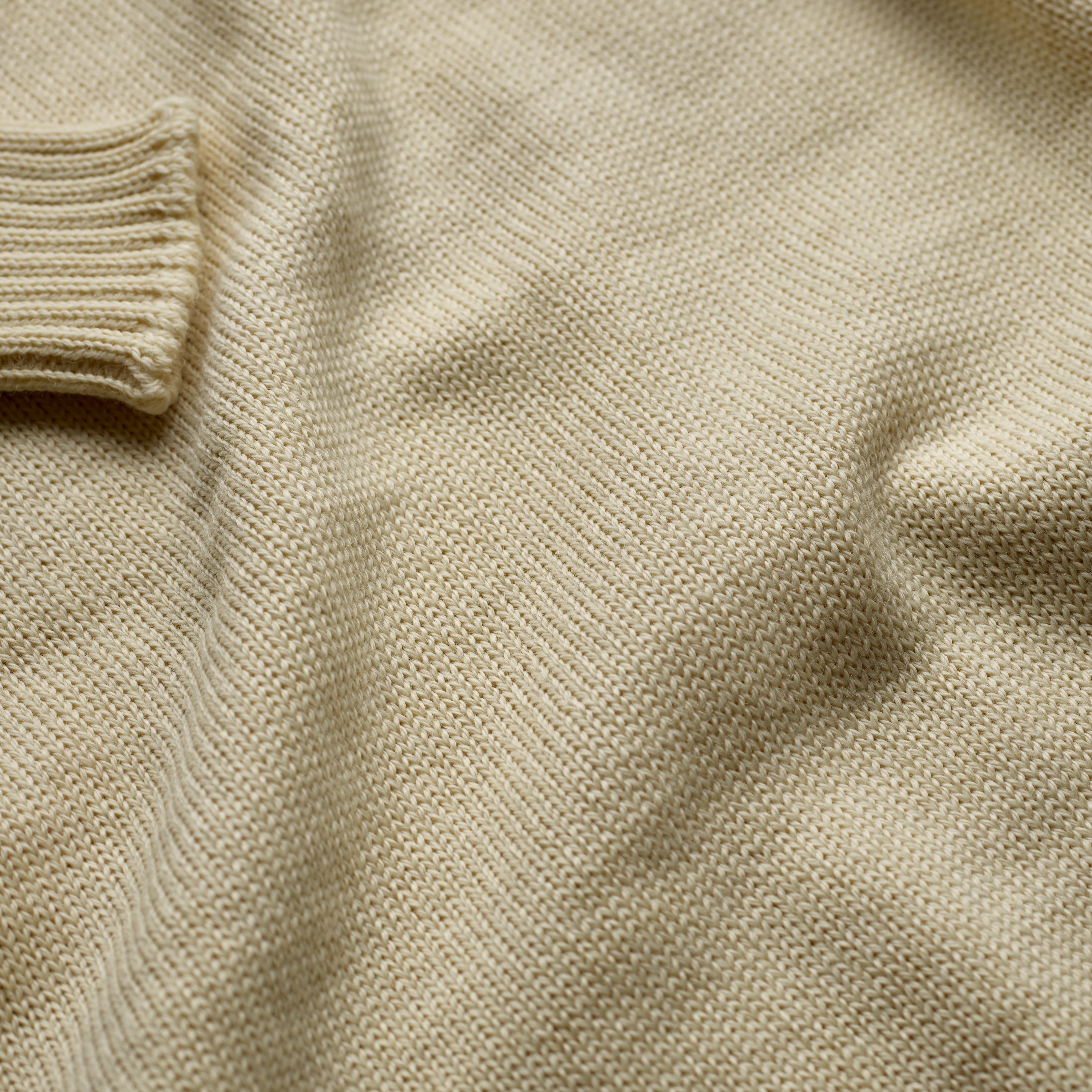 Guernsey Woollens x Fox Roll Neck in Submariner White