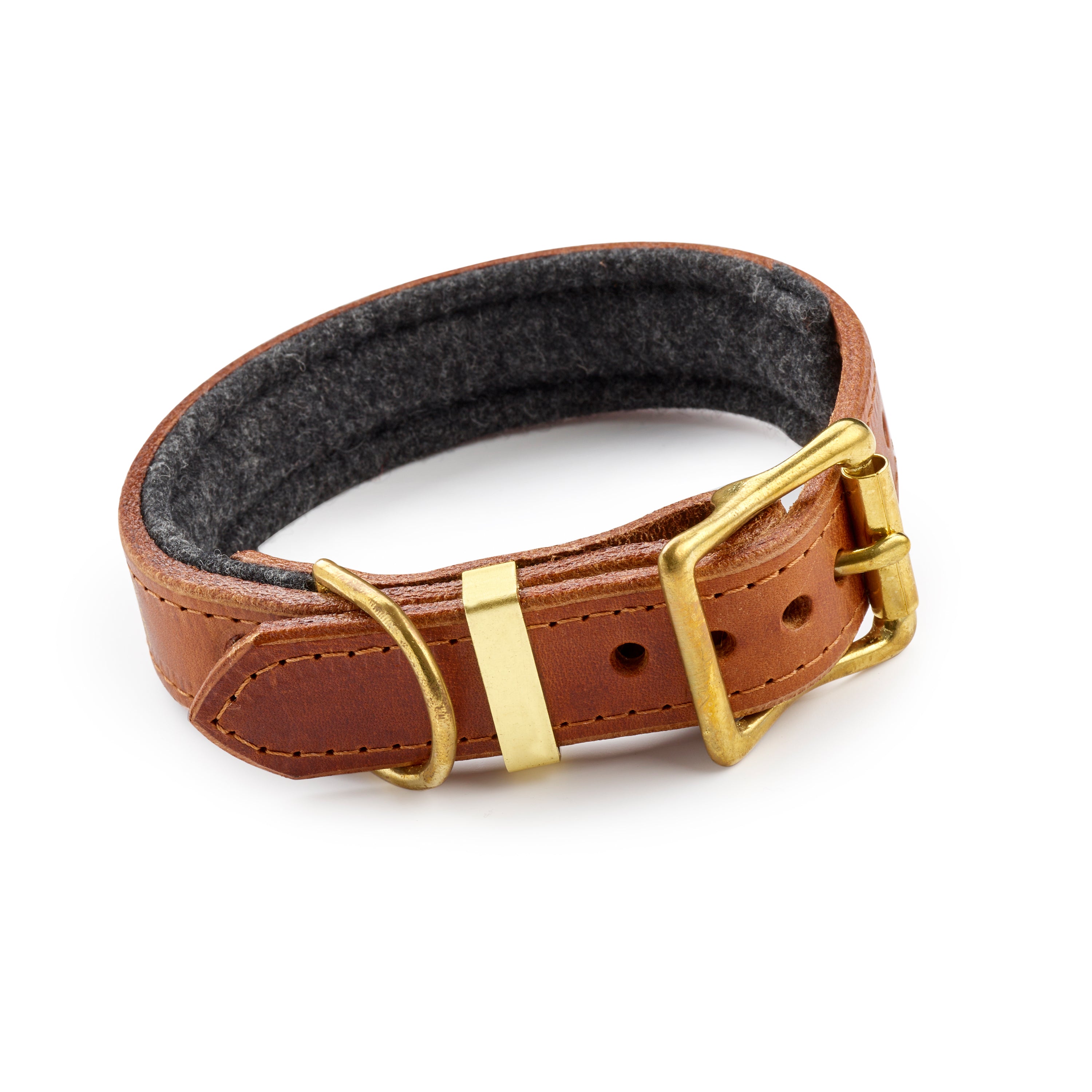 Fox x Storeys & Tails Chestnut Brown Straight Collar