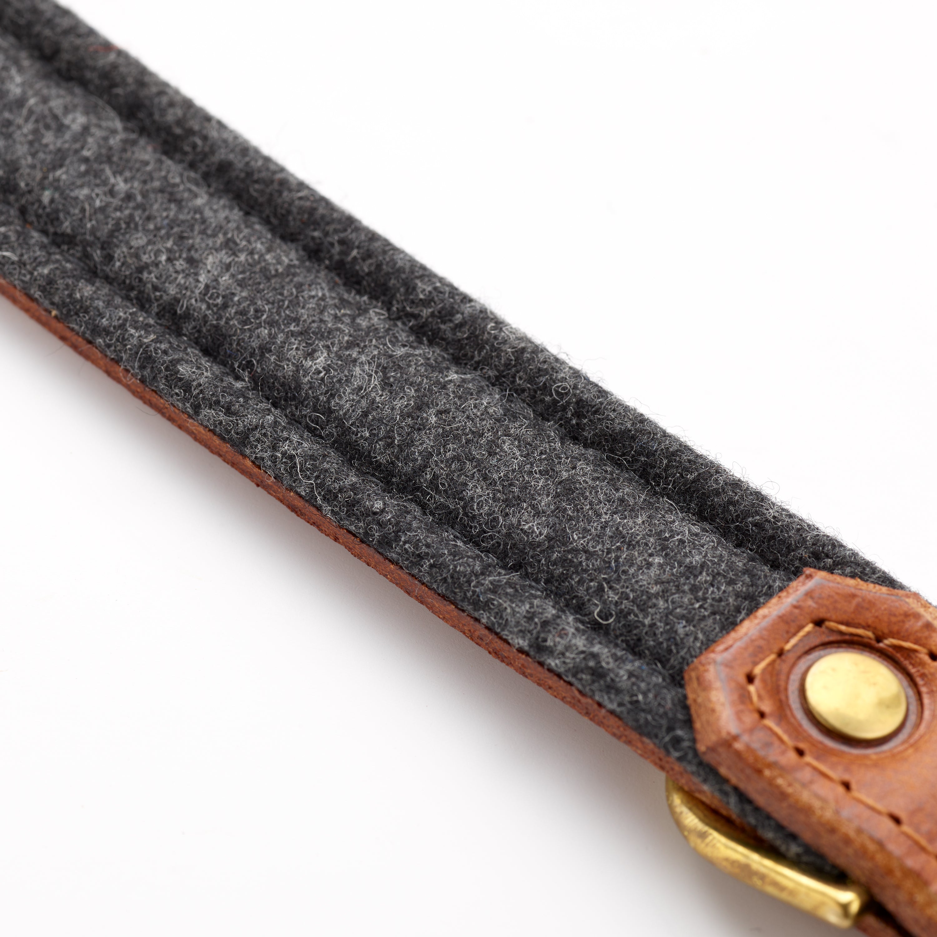 Fox x Storeys & Tails Chestnut Brown Straight Collar