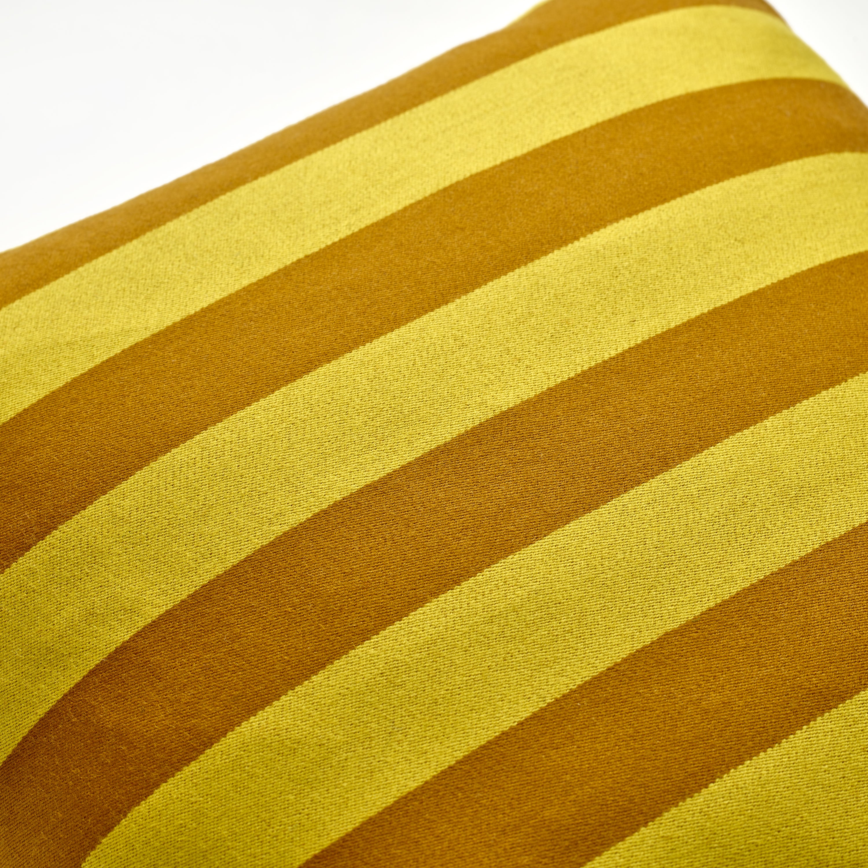Fox Stripe Yellow & Orange Cushion Cover