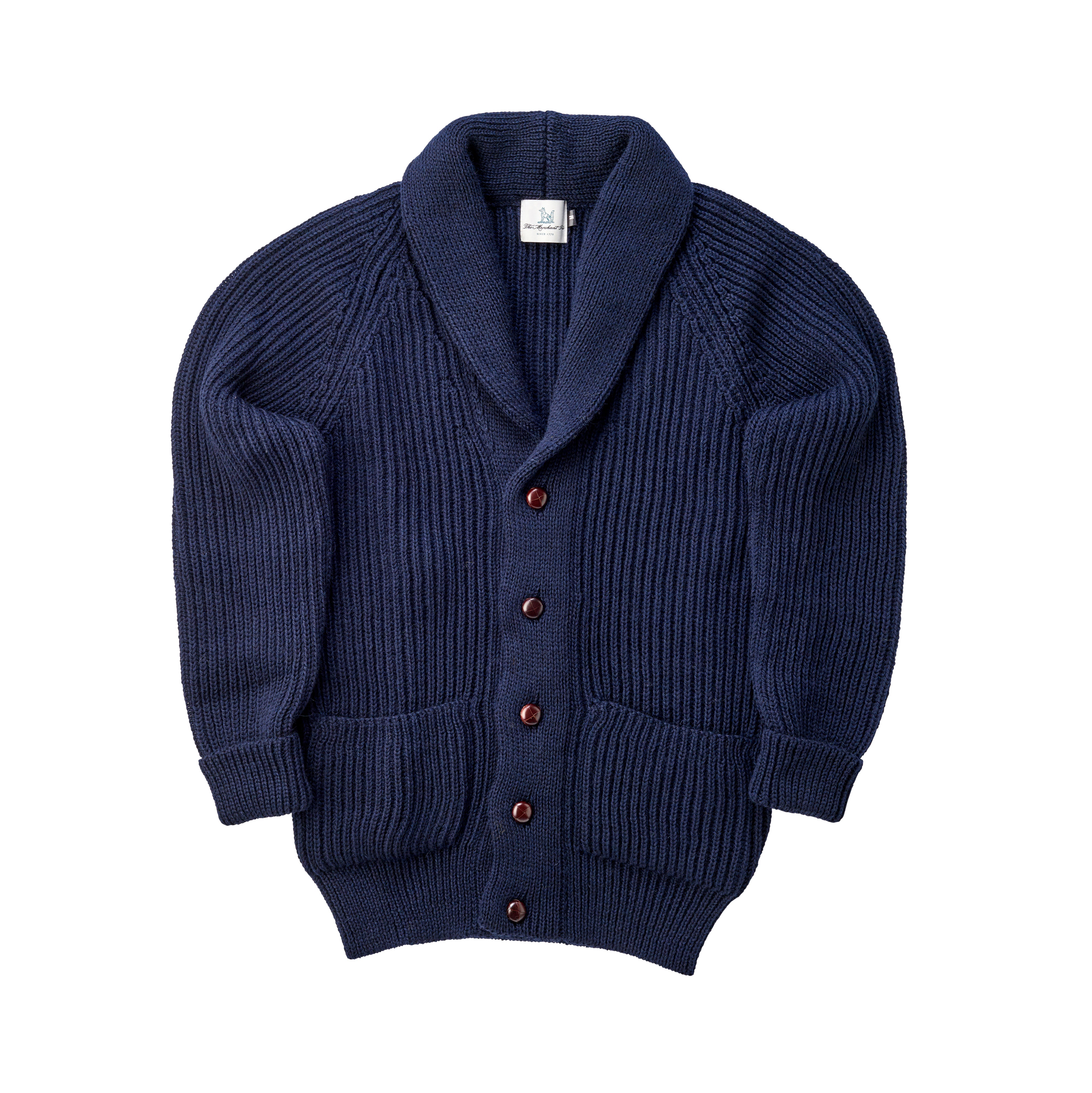 The Shawl Collar Cardigan in Navy