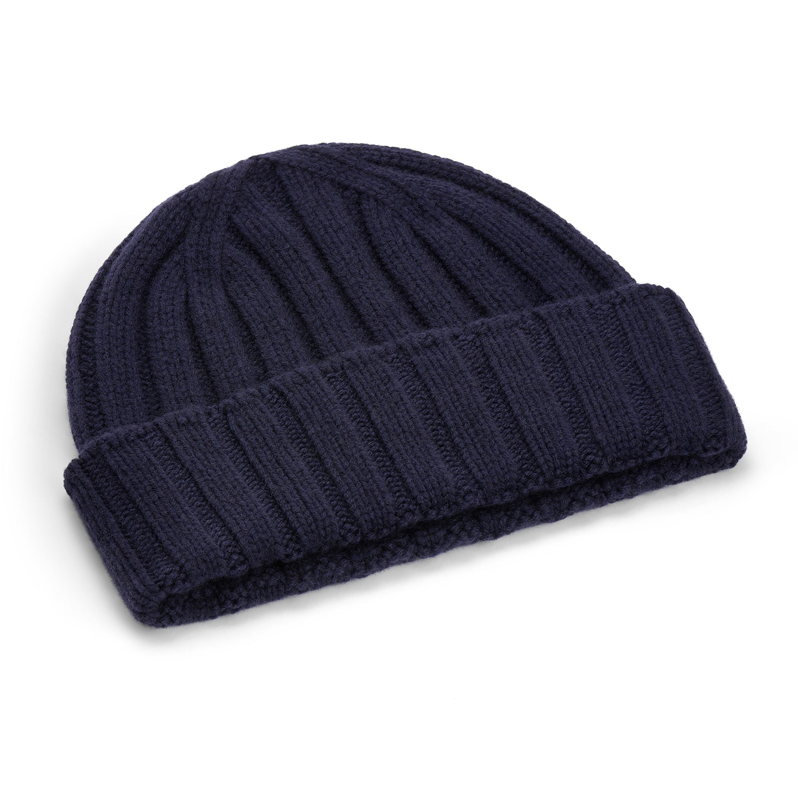 Cashmere Knitted Cap Midnight