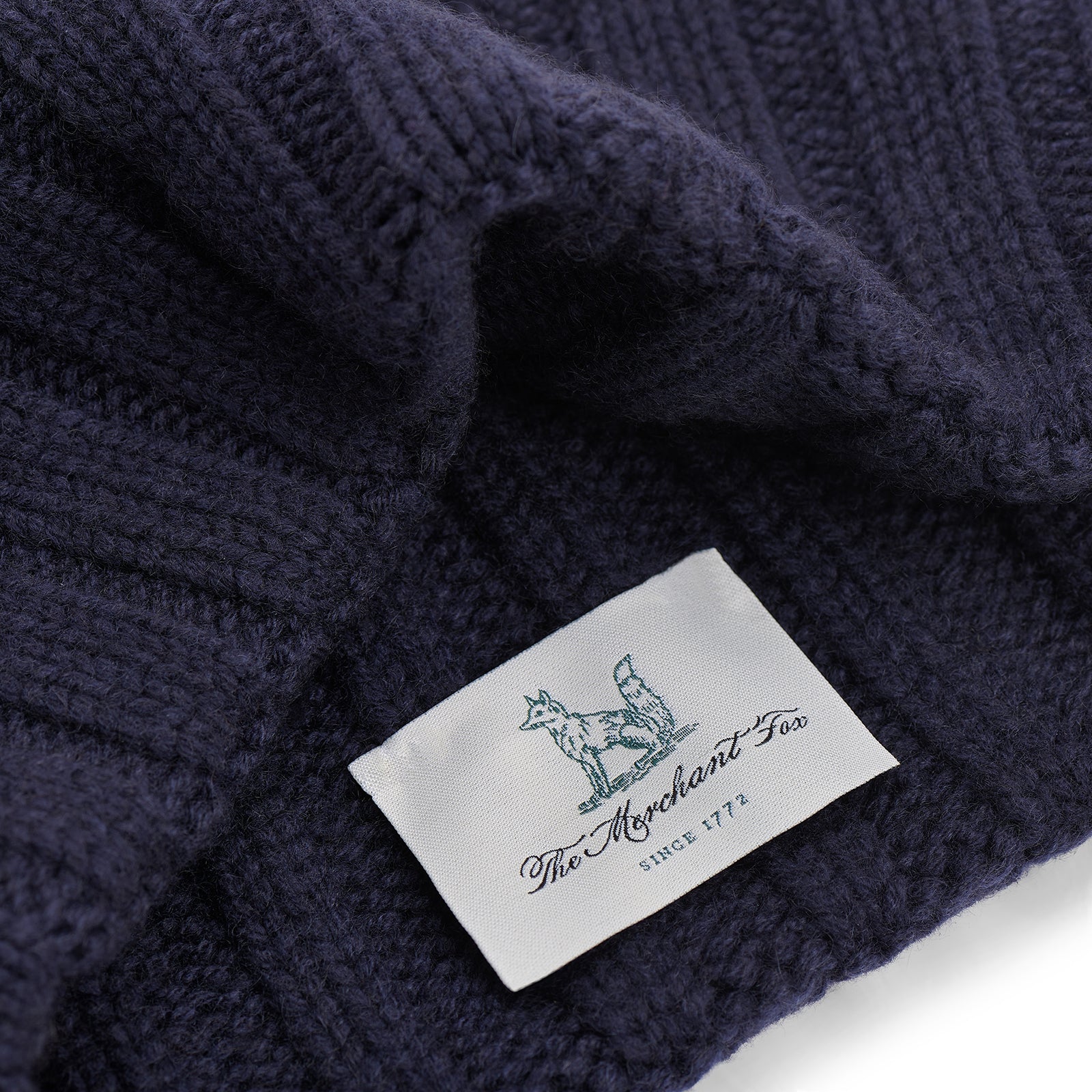 Cashmere Knitted Cap Midnight