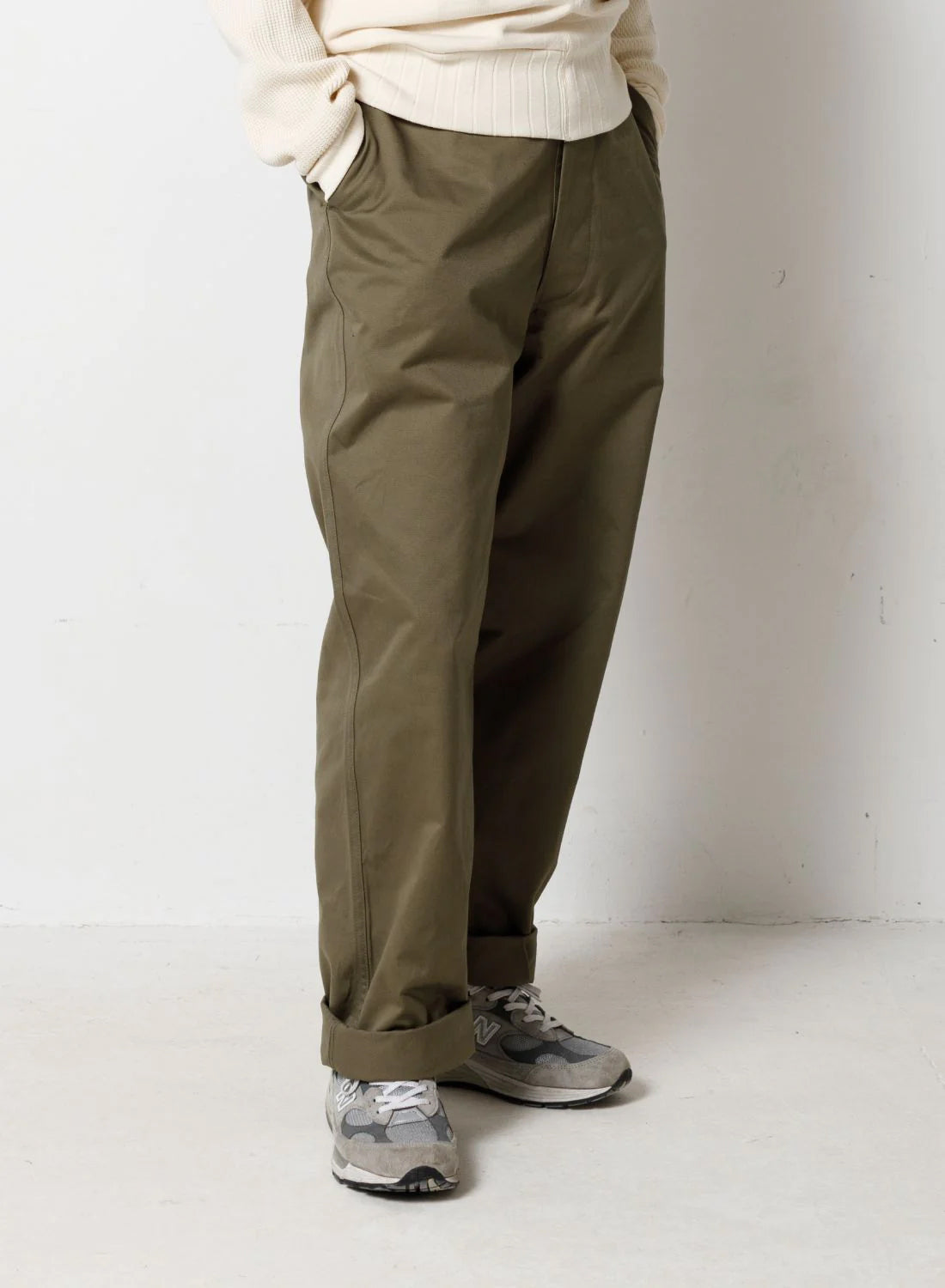 Nigel Cabourn Beige Chino Pants