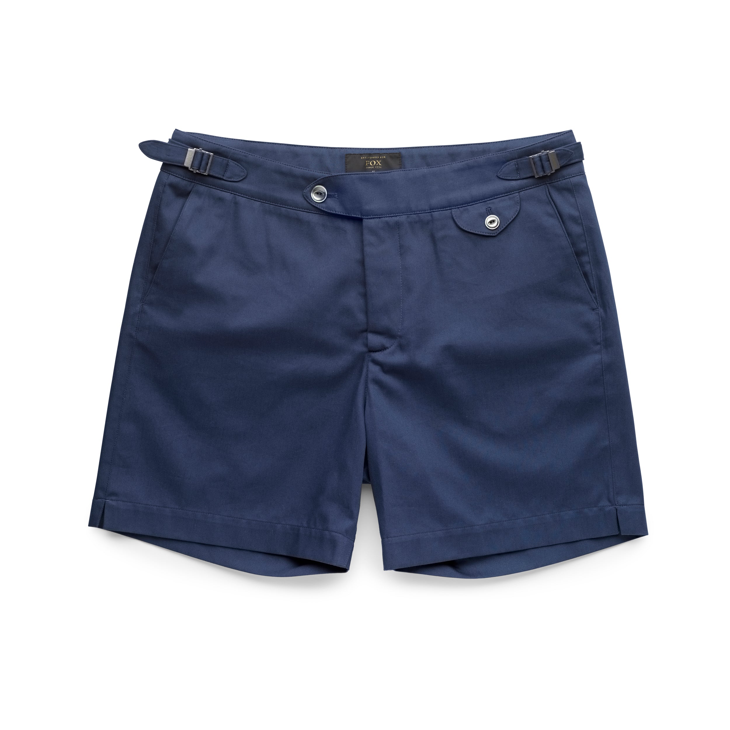 Fox Cotton Twill Kulbir Shorts in Navy