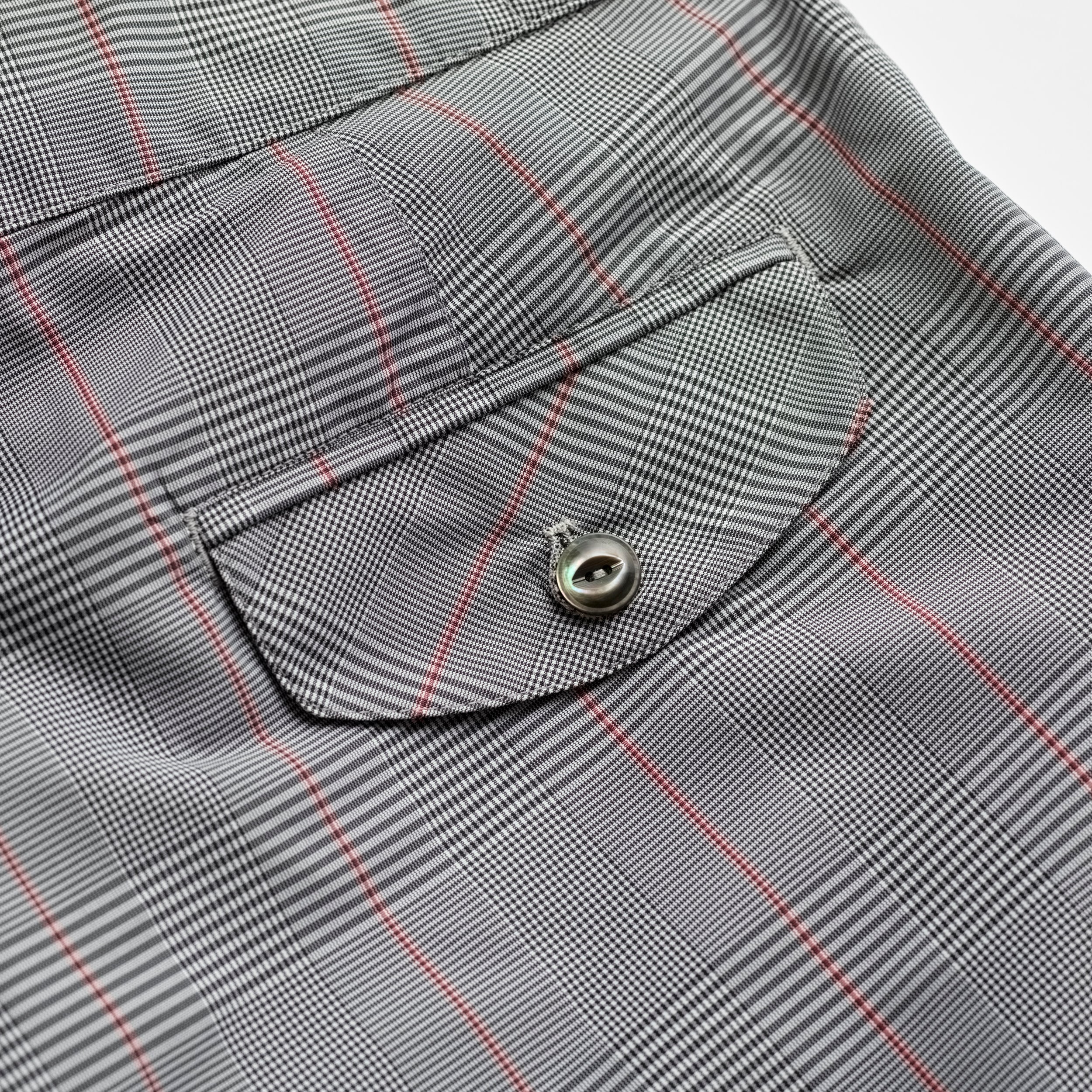 Fox Clipper Swim Shorts in Grey Prince of Wales Check