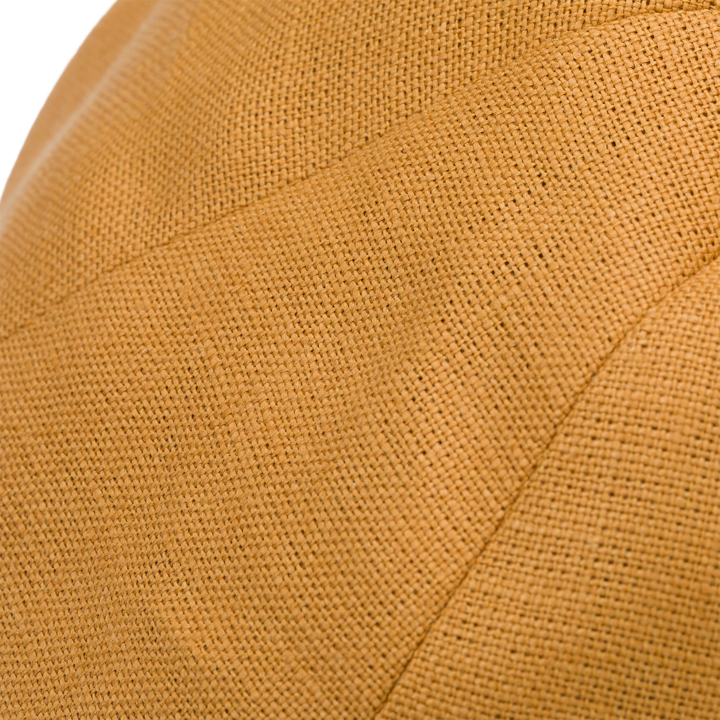 Fox Linen Plainweave Yellow 30's 8 Panel Cap
