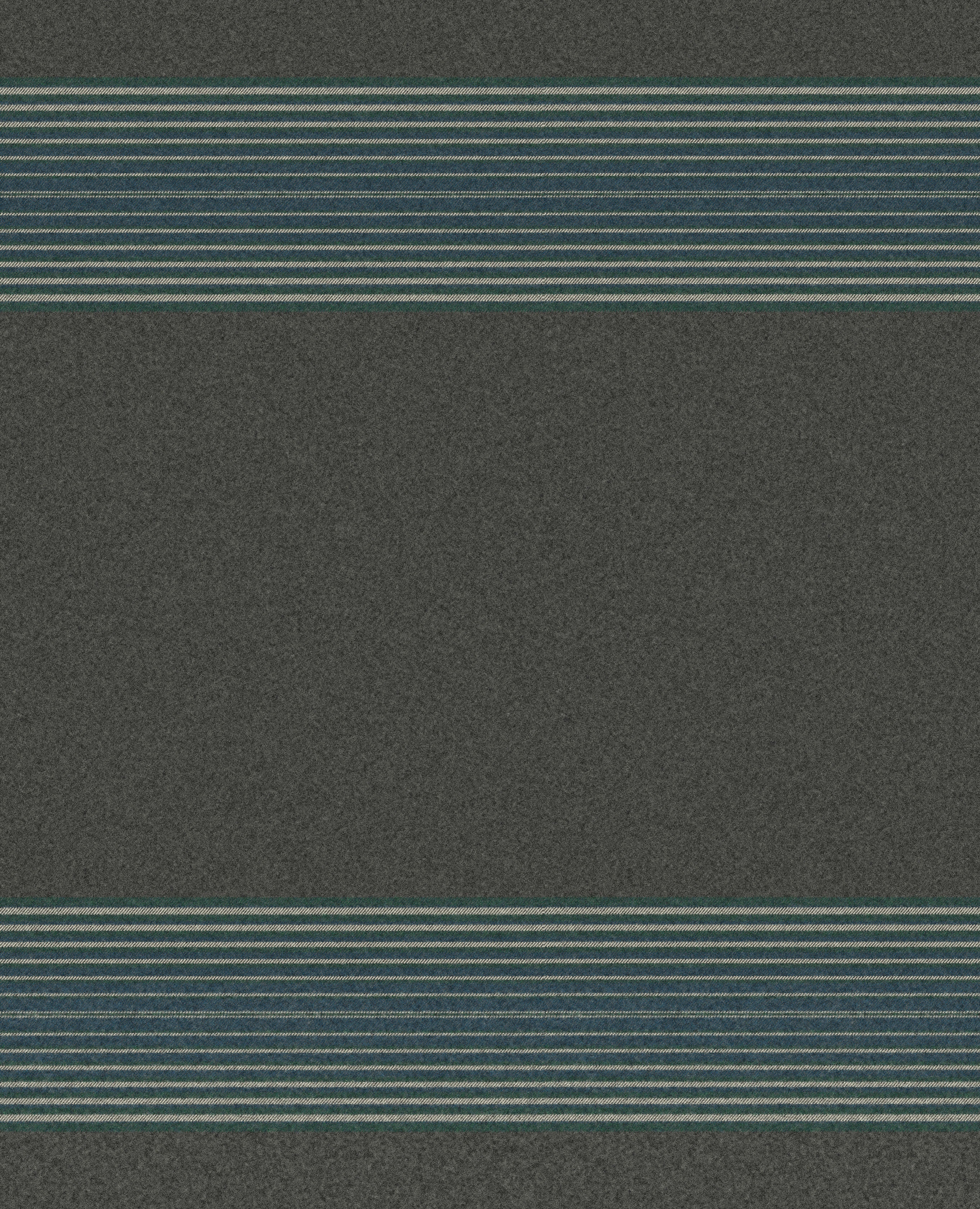 Fox Brothers Exmoor Stripe Throw in Grey