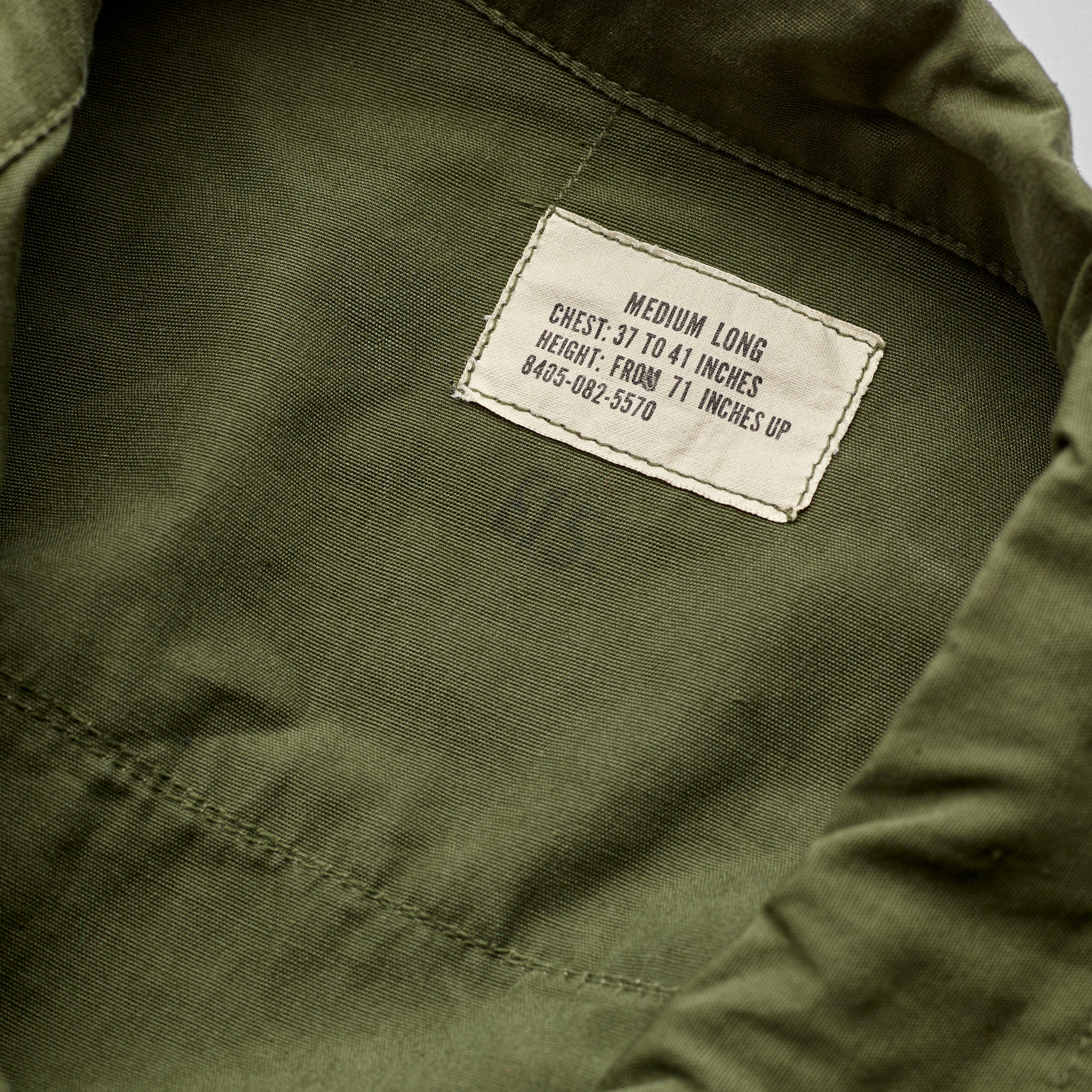 The U.S. Army Jungle Jacket : OG-107