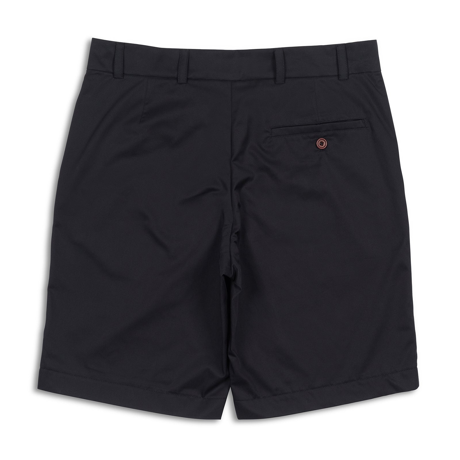 The Merchant Fox Cotton Shorts in Black