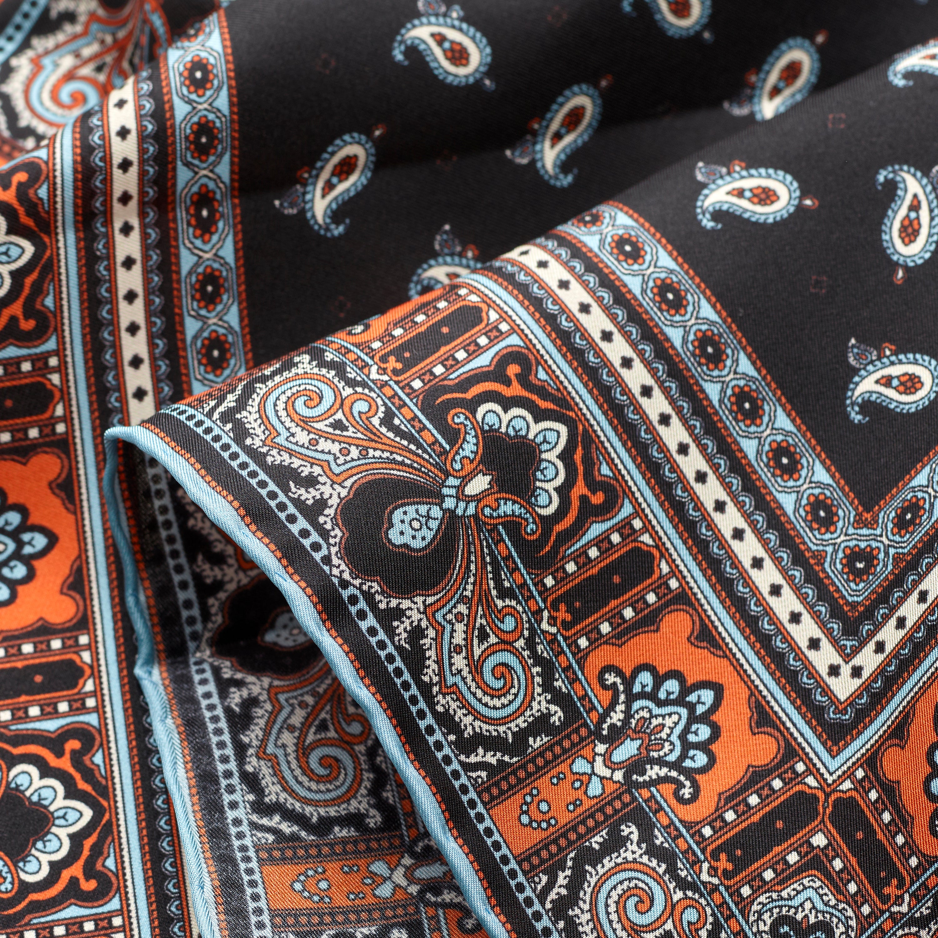 Fox x Sera Fine Silk Pocket Square