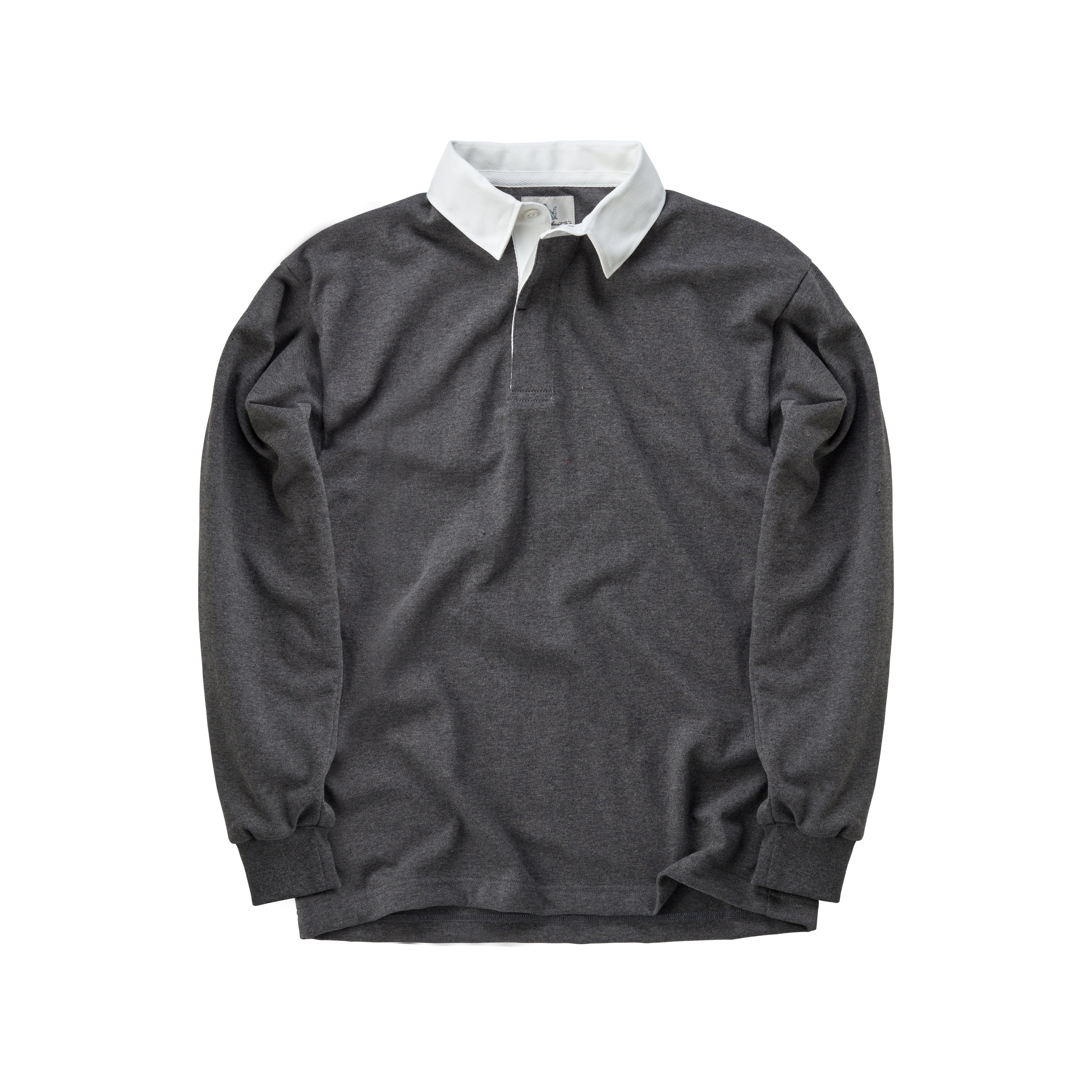 Fox Heritage Plain Rugby Shirt in Grey