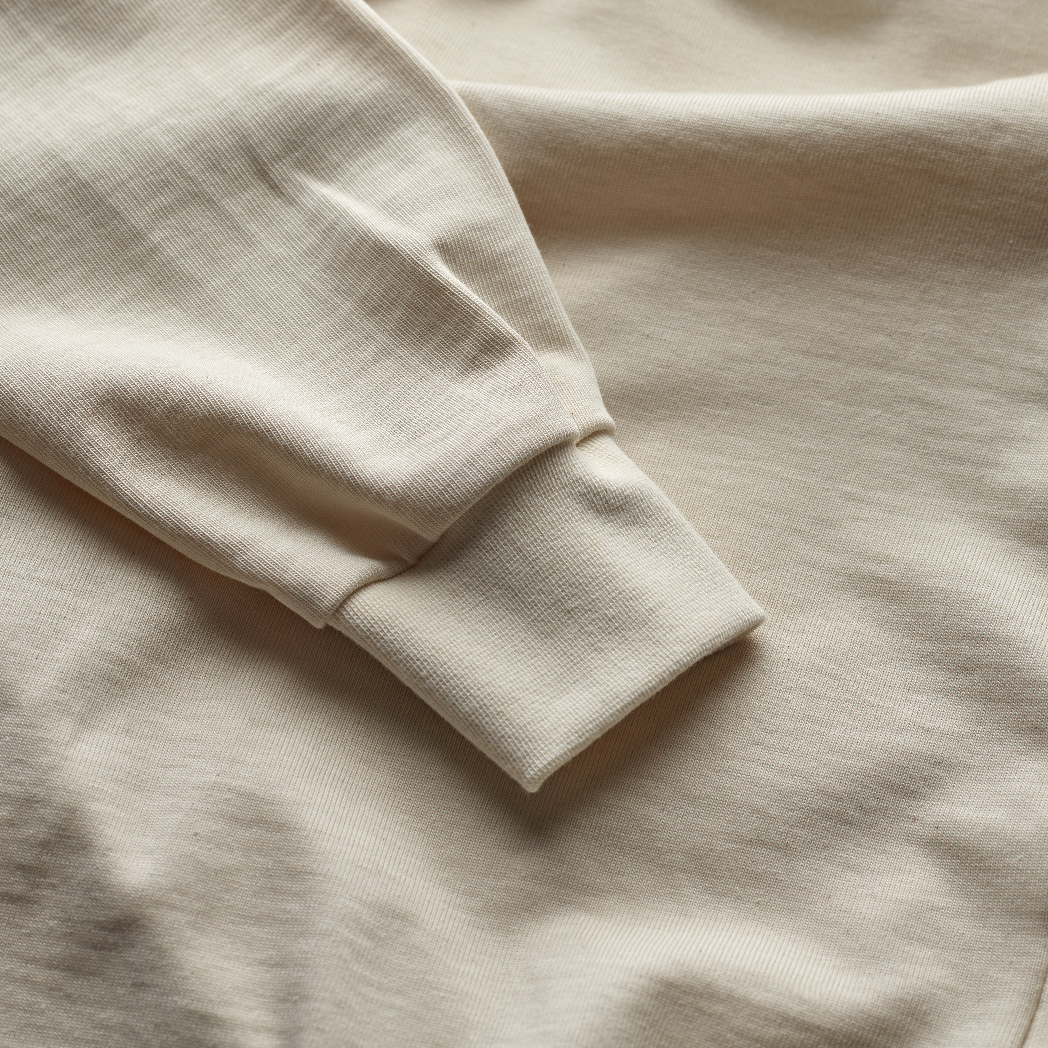 Fox Heritage Plain Rugby Shirt in Ecru