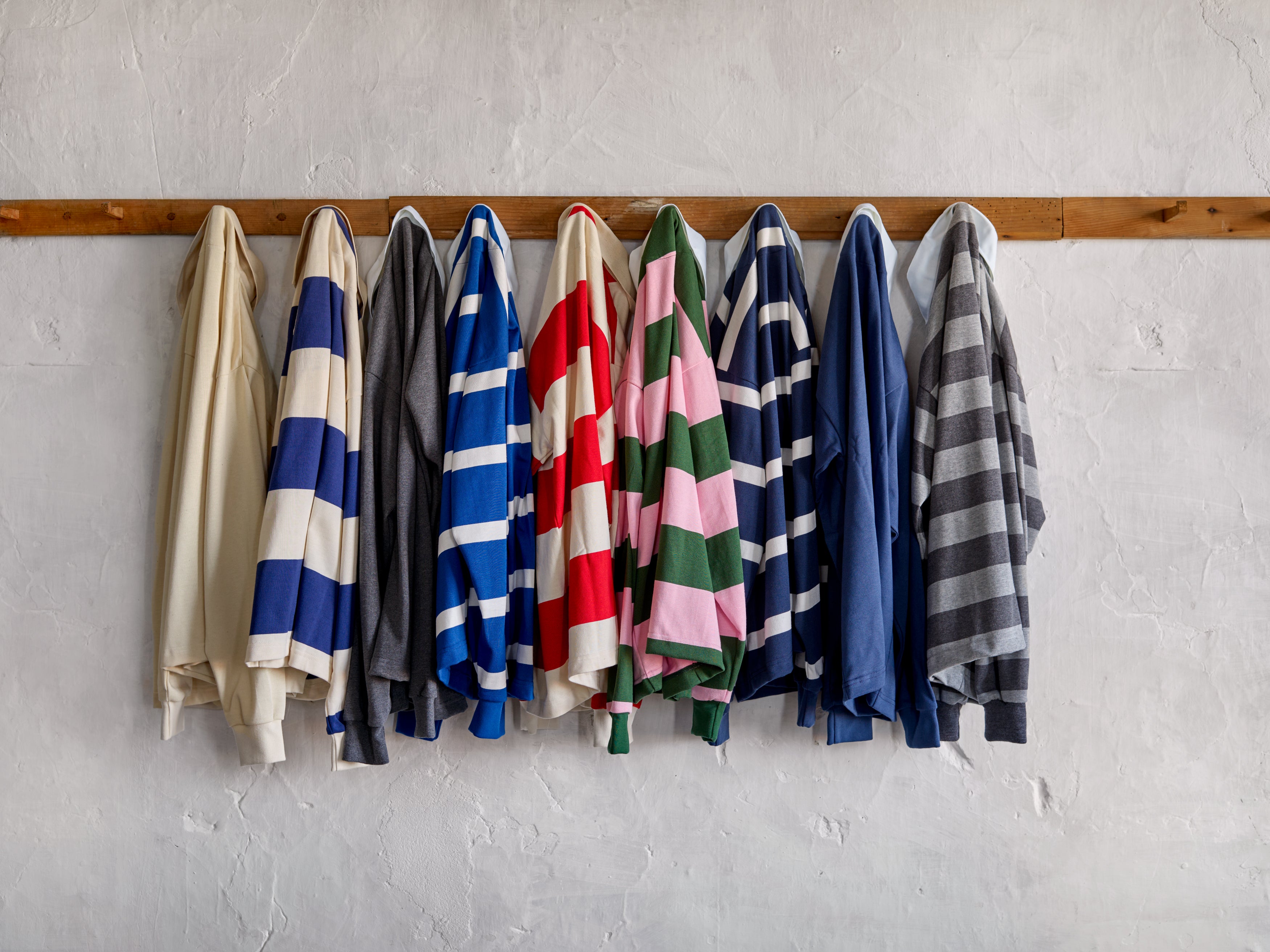 Fox Heritage Plain Rugby Shirt in Ecru