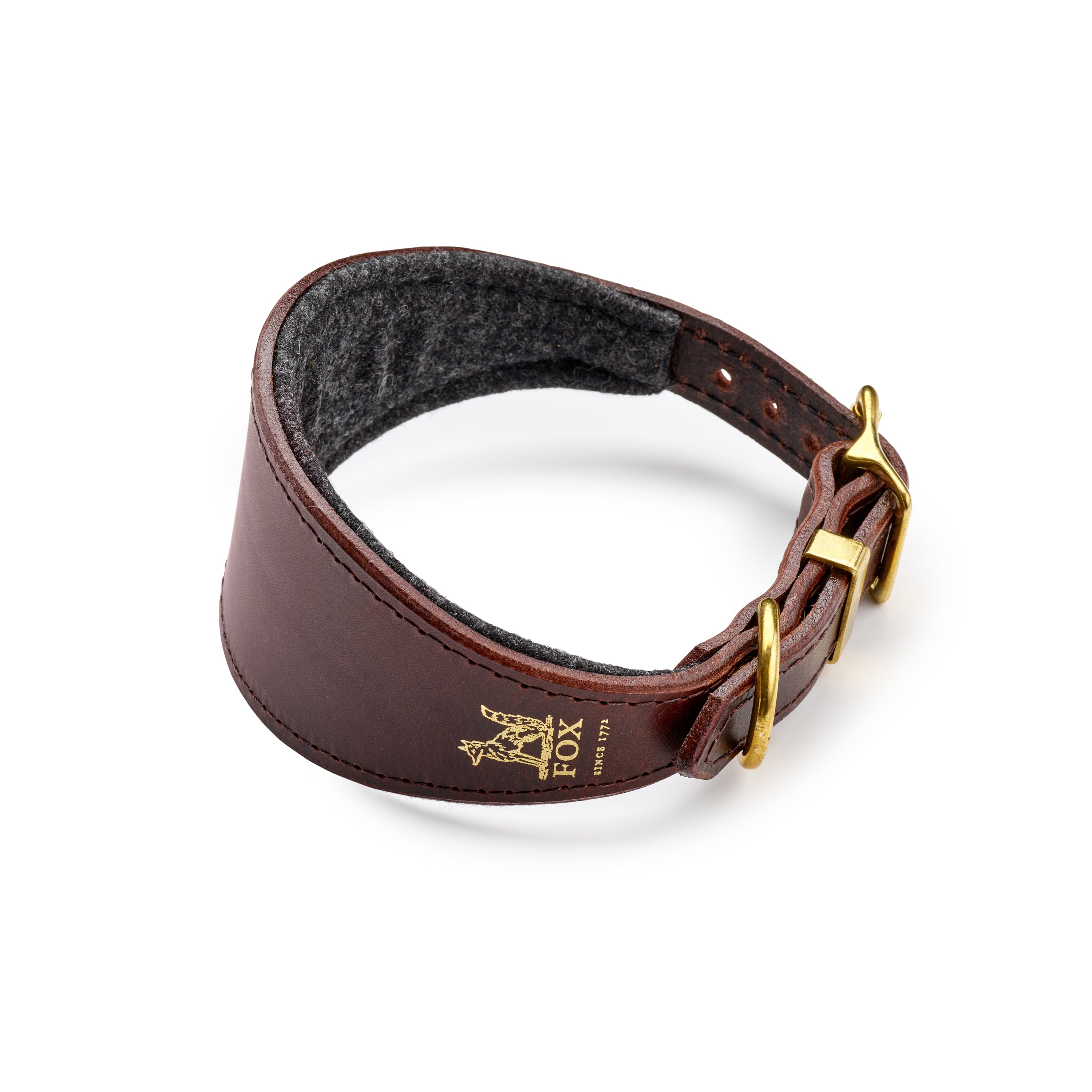Fox x Storeys & Tails Dark Chocolate Sight Hound Collar