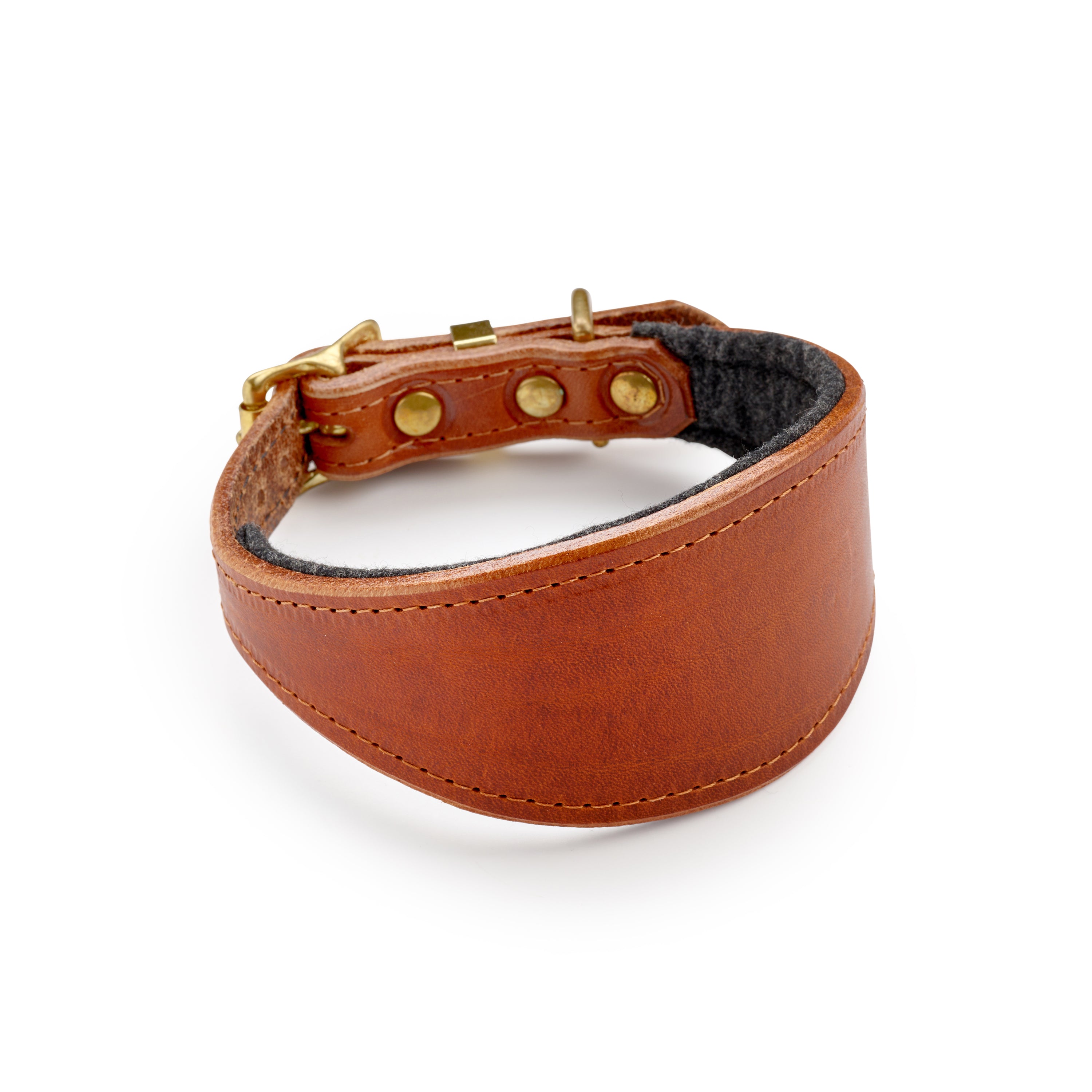 Fox x Storeys & Tails Chestnut Brown Sight Hound Collar