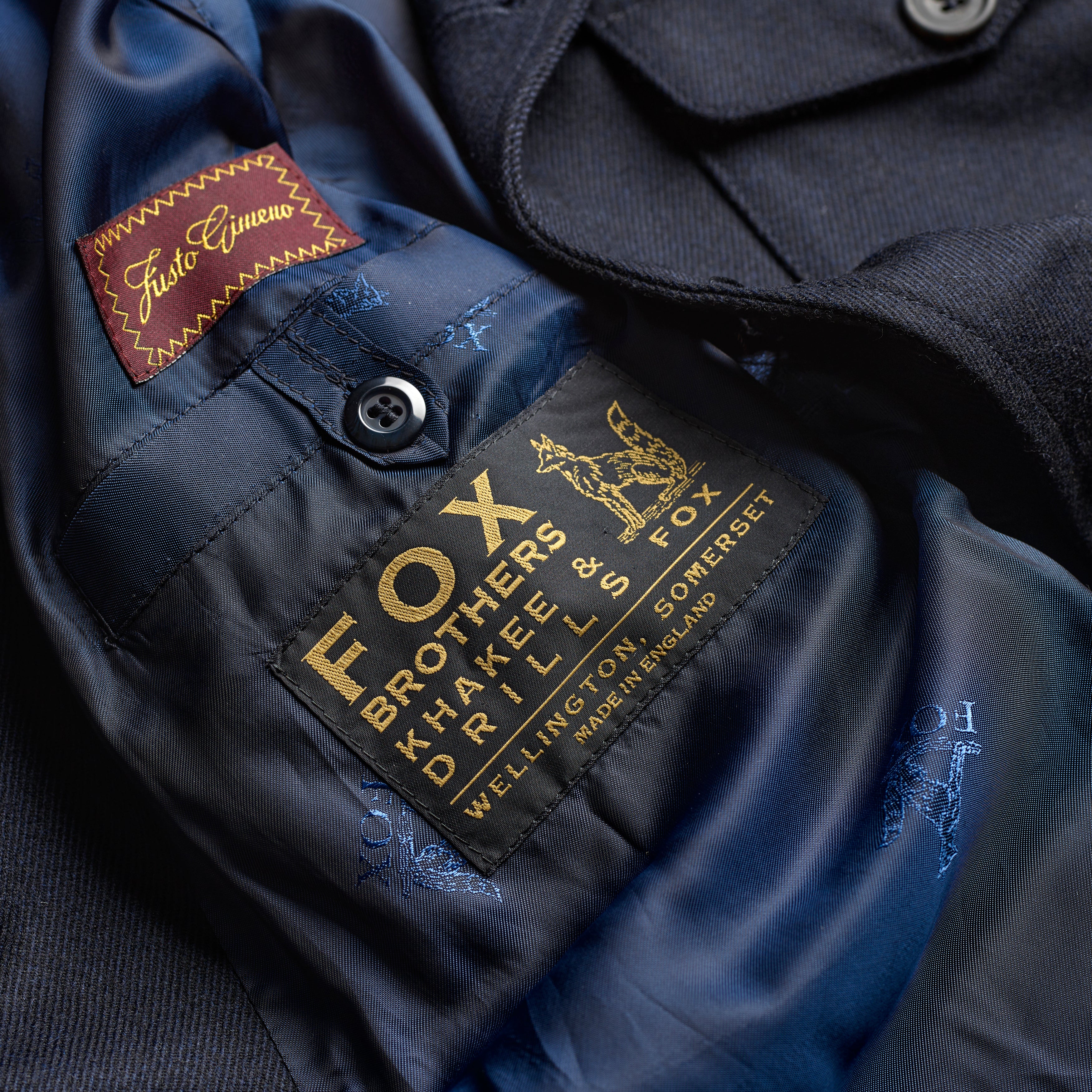The Fox Somerset Drill Blue Jacket