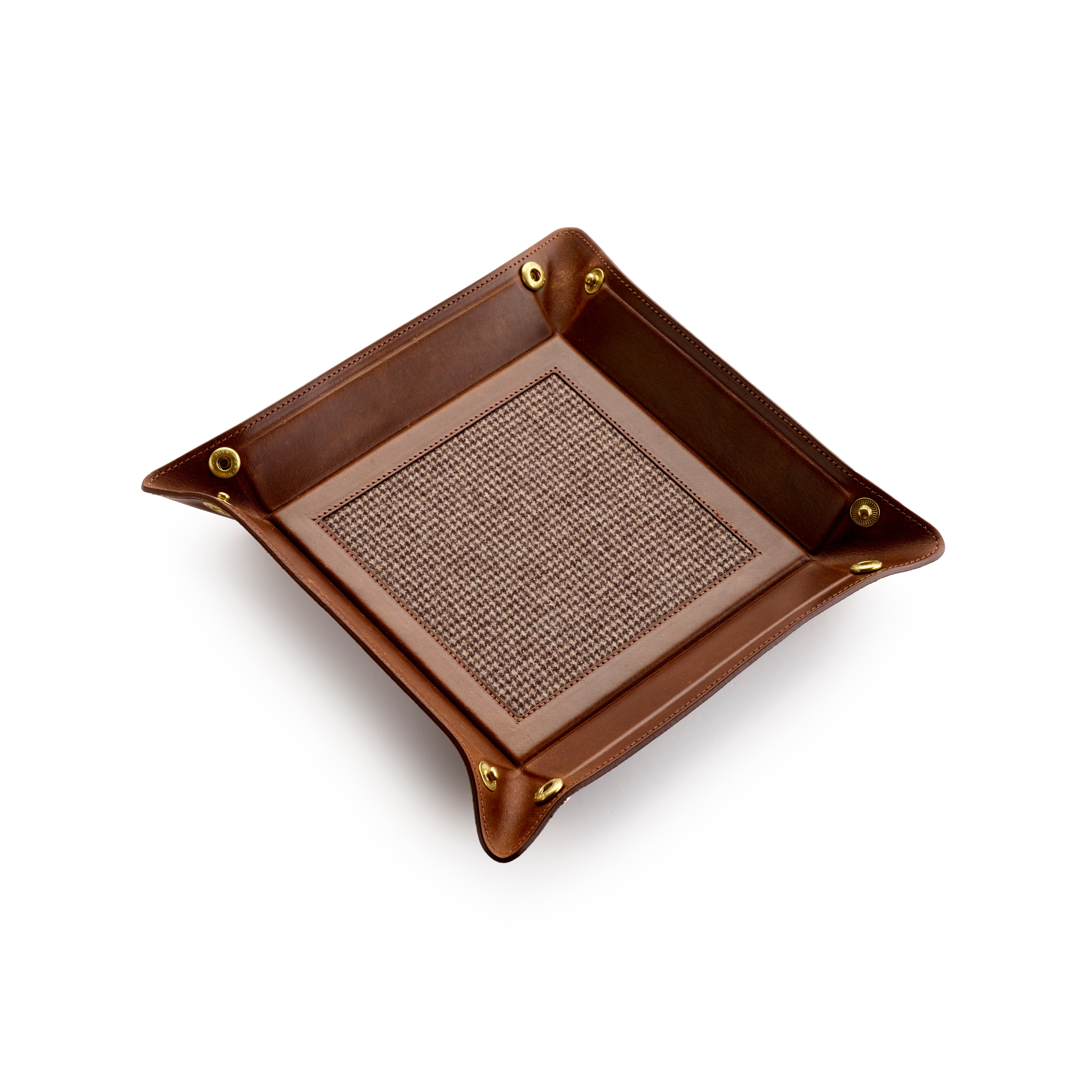 The Leather Travel Valet Tray