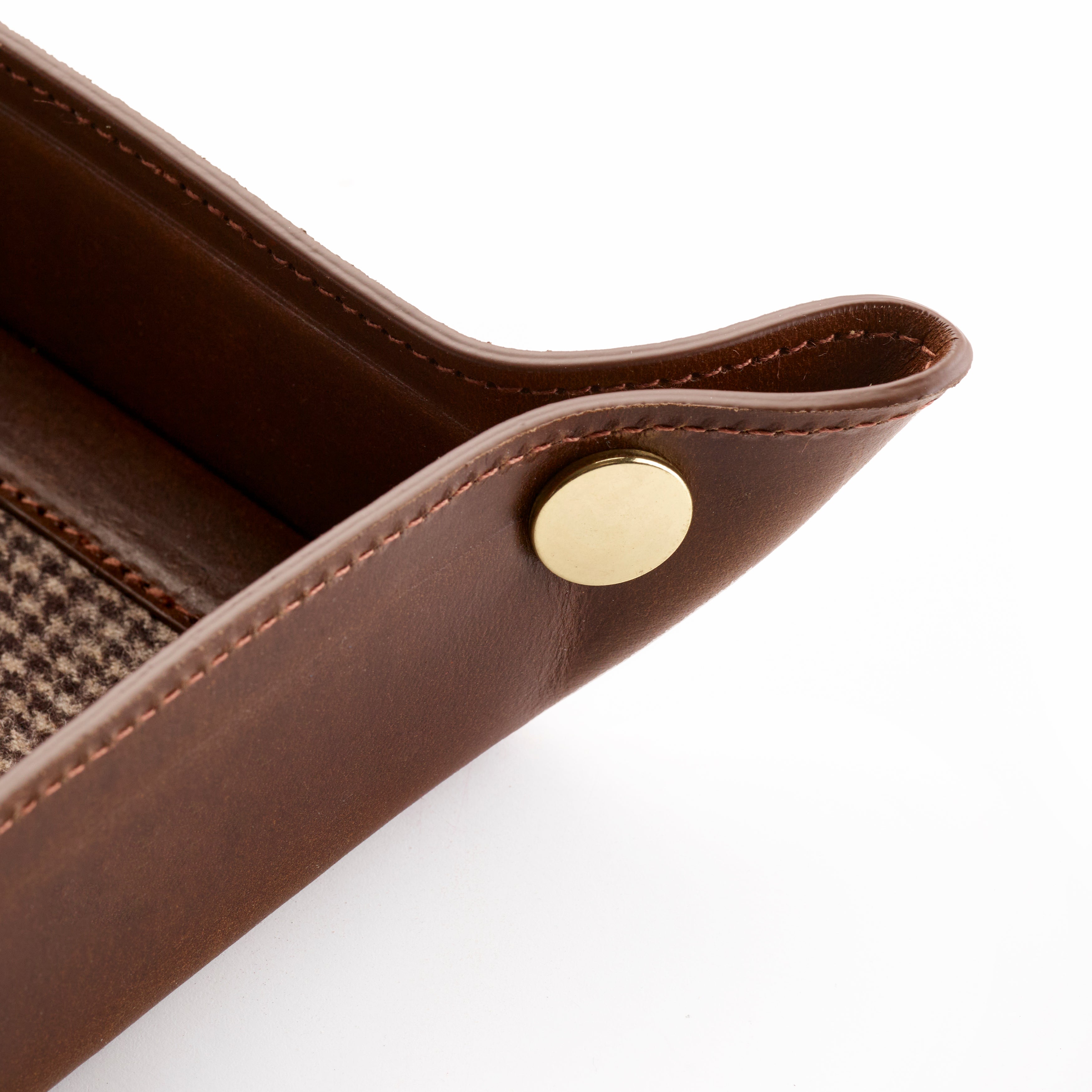 The Leather Travel Valet Tray