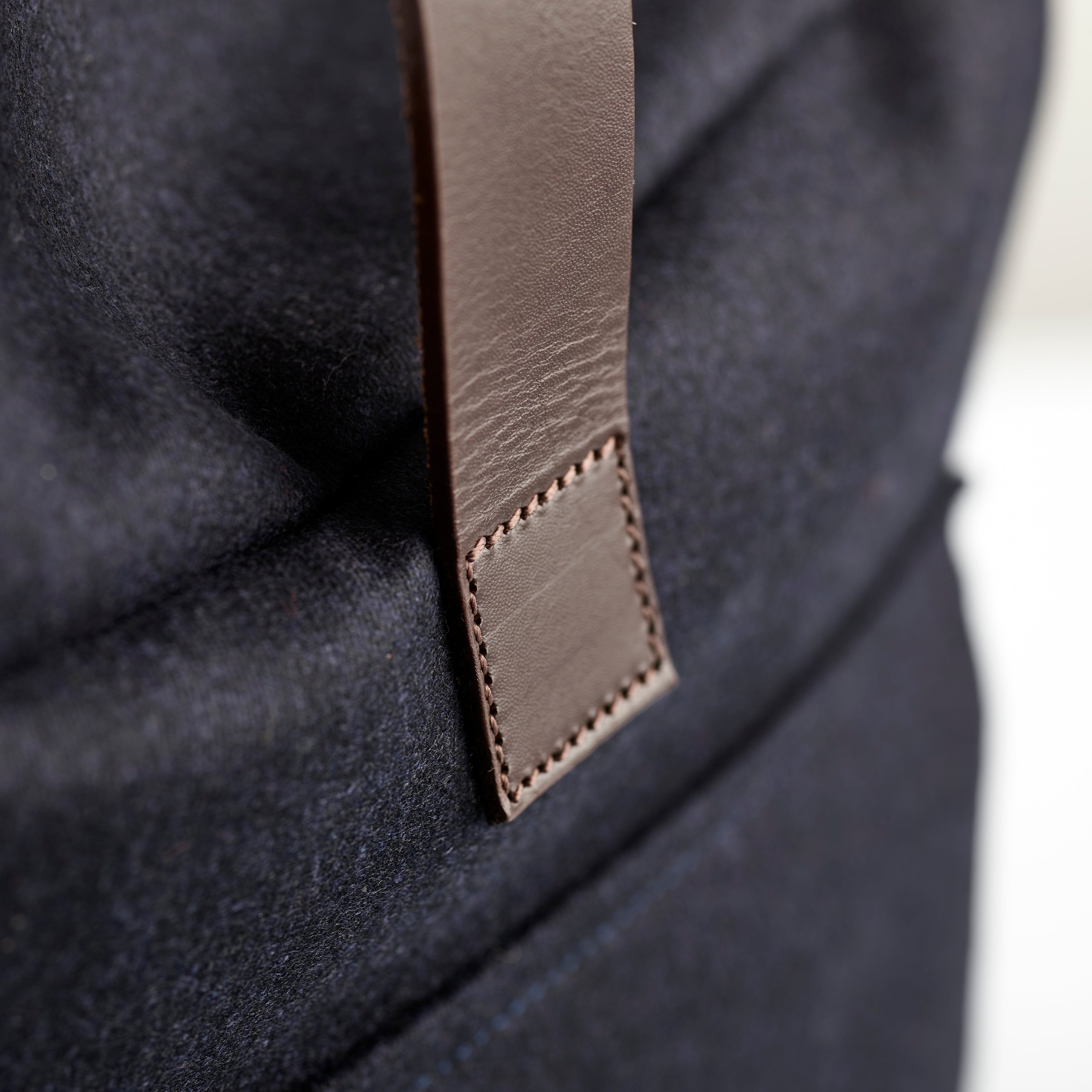 Fox Covert Cloth Navy Double Pocket Holdall