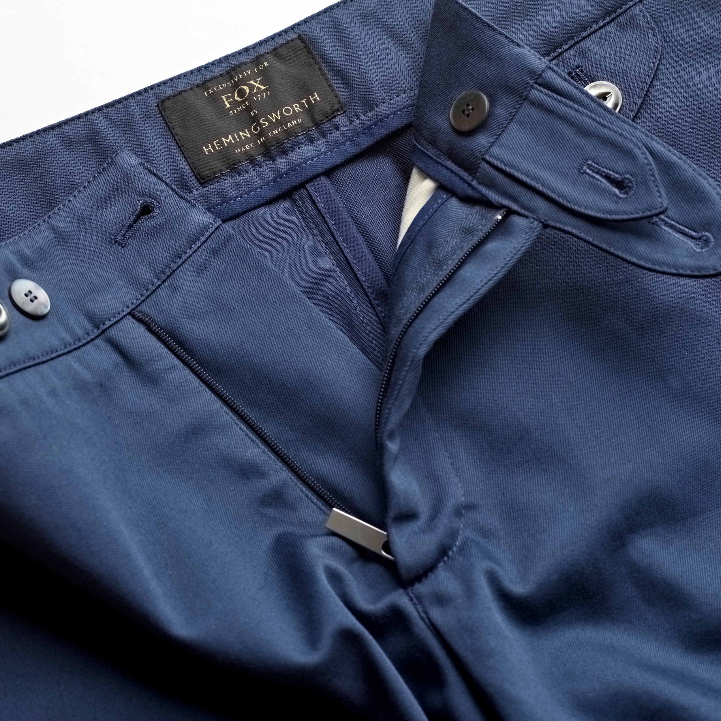 Fox Cotton Twill Kulbir Shorts in Navy